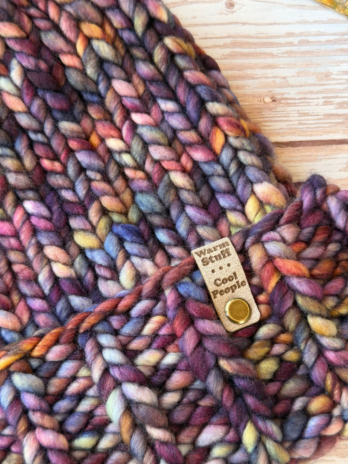 A Hand Knit Merino Wool Beanie
