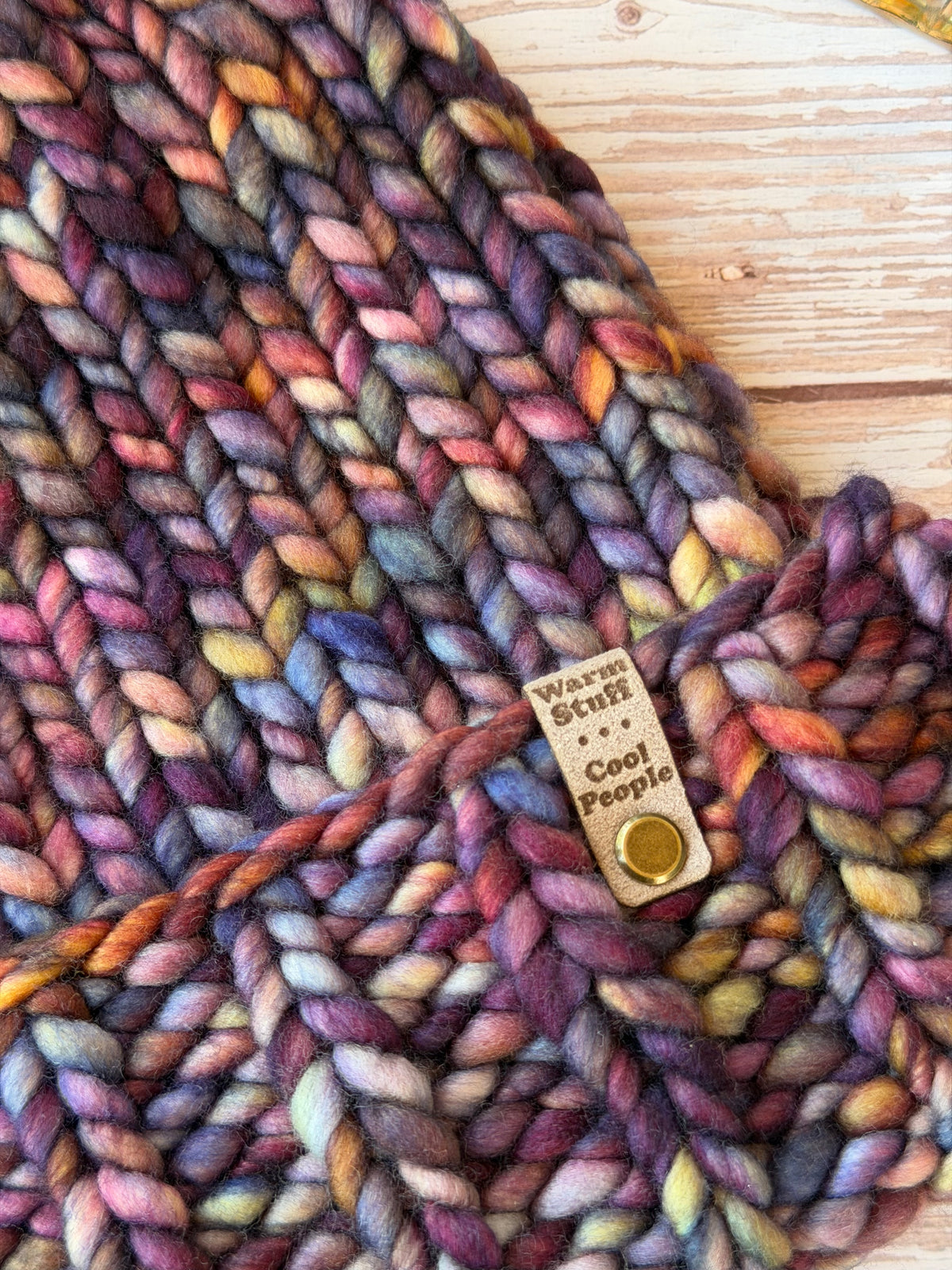 A Hand Knit Merino Wool Beanie