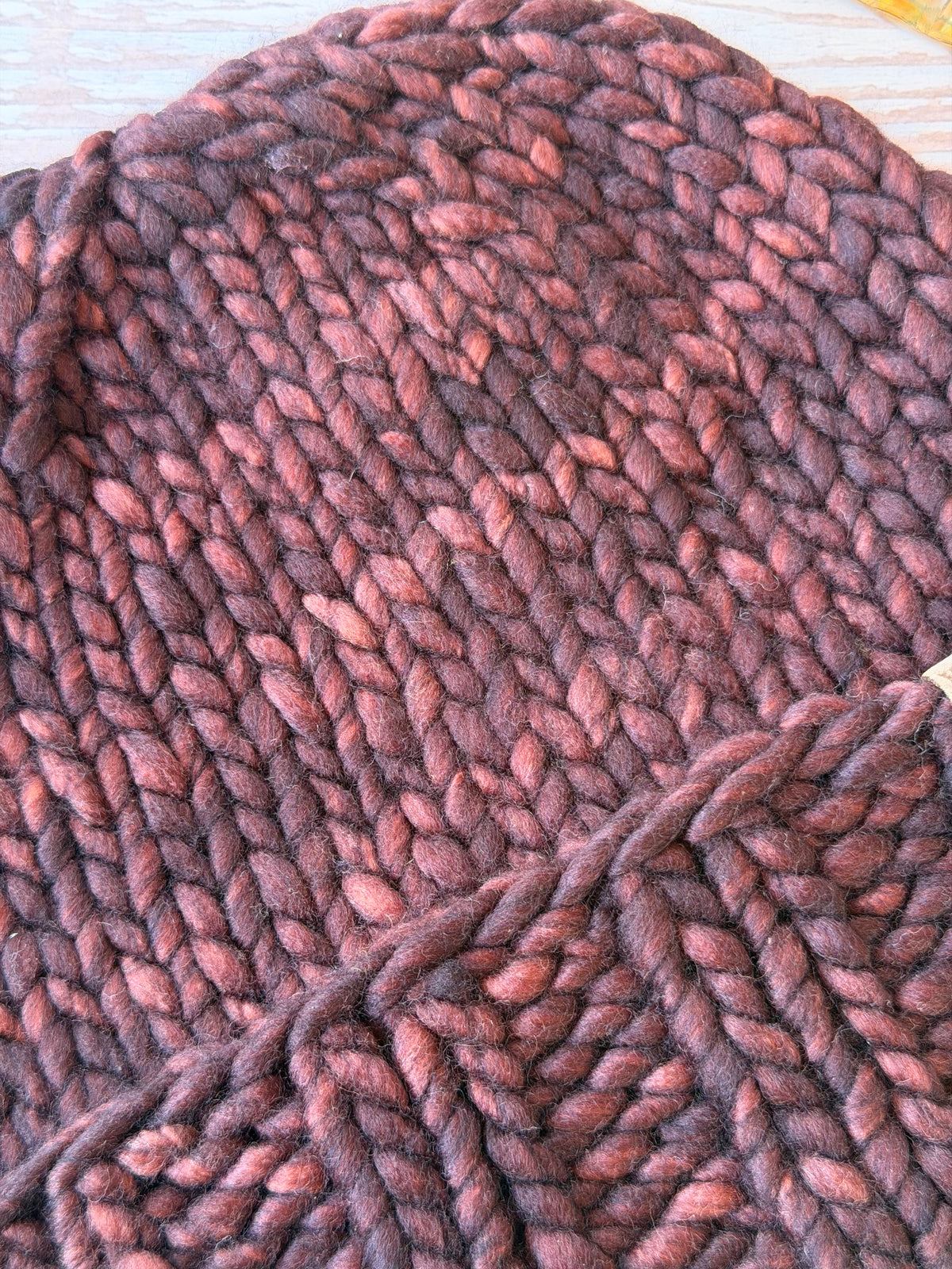 A Hand Knit Merino Wool Beanie