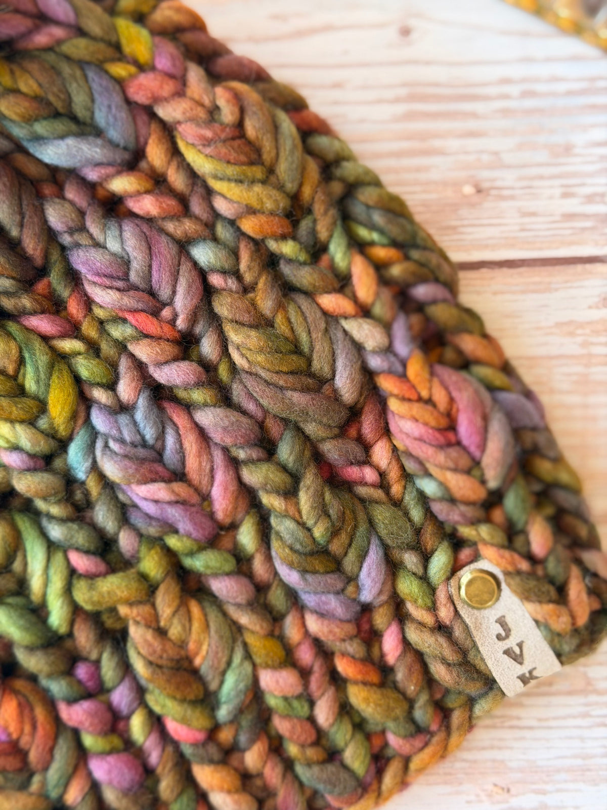 A Hand Knit Merino Wool Chunky Beanie