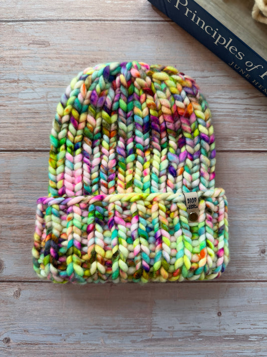 Hand Knit Merino Wool Beanie