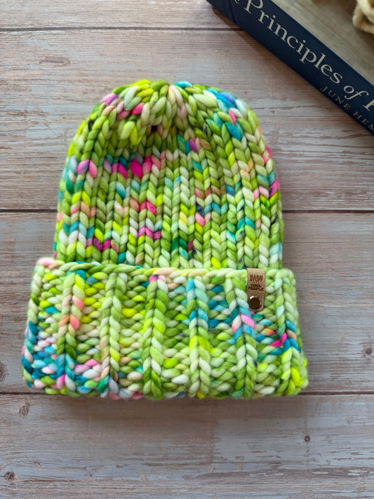 Hand Knit Merino Wool Beanie