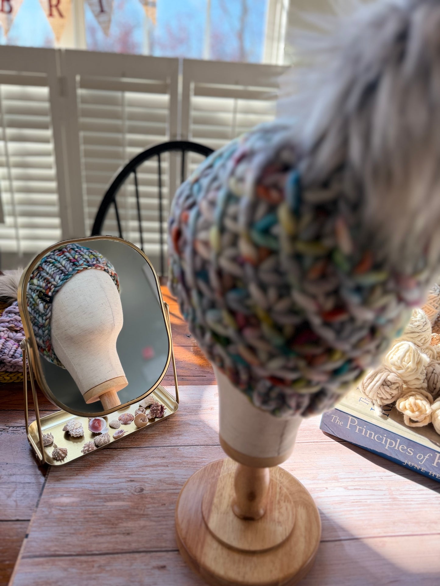 Hand Knit Merino Wool Chunky Beanie