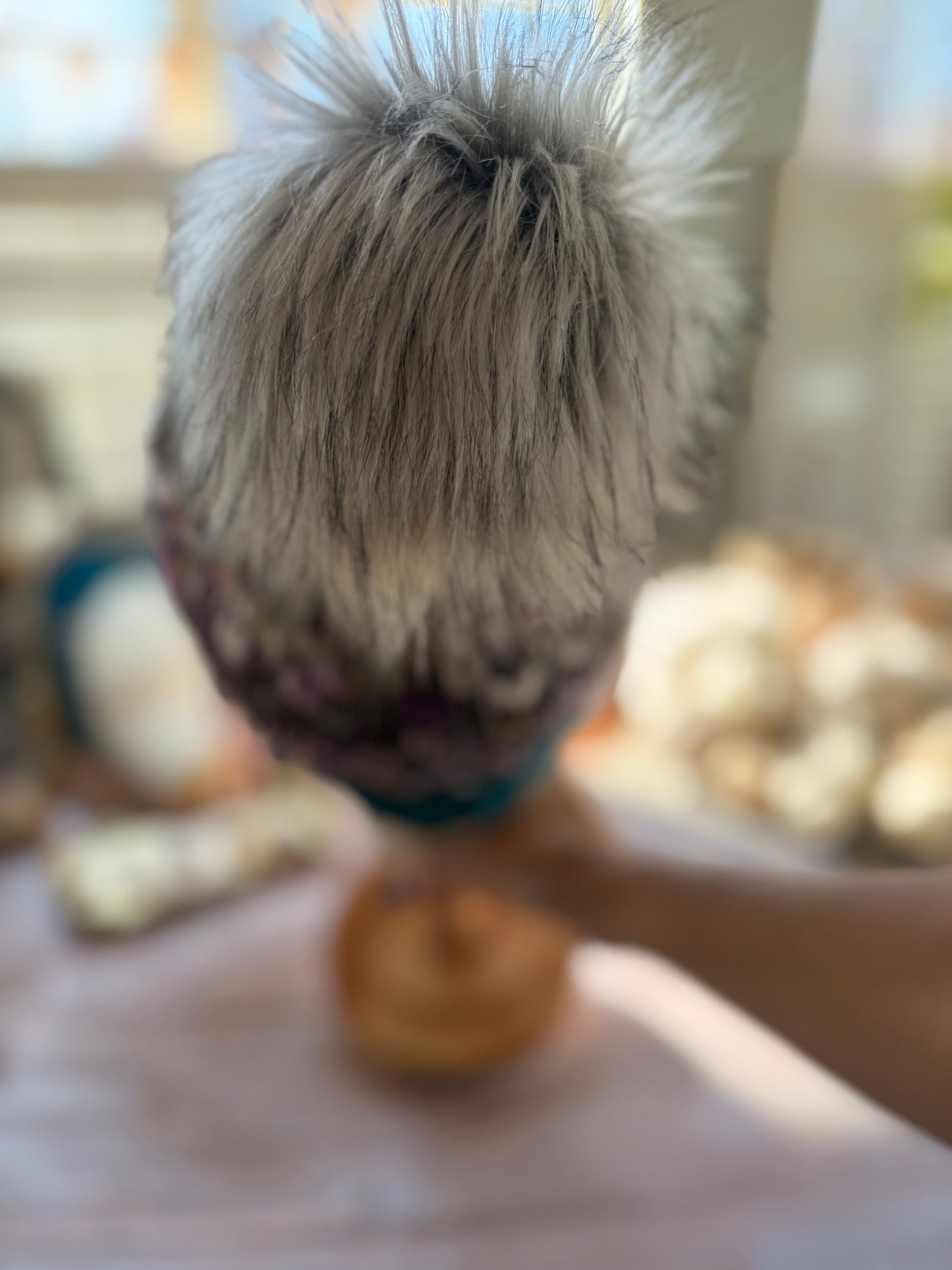 Hand Knit Merino Wool Fair Isle Chunky Beanie