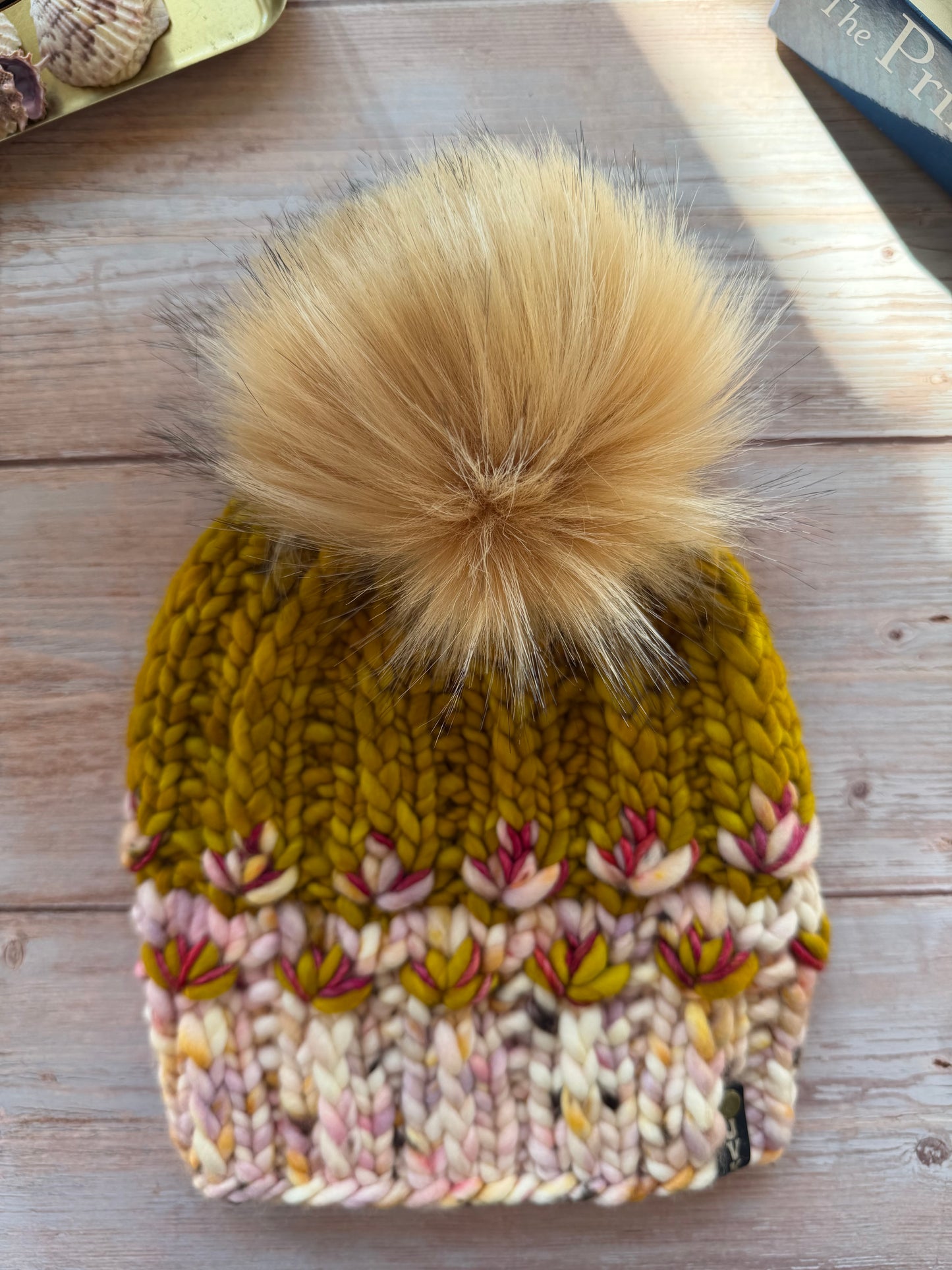 Hand Knit Merino Wool Chunky Beanie