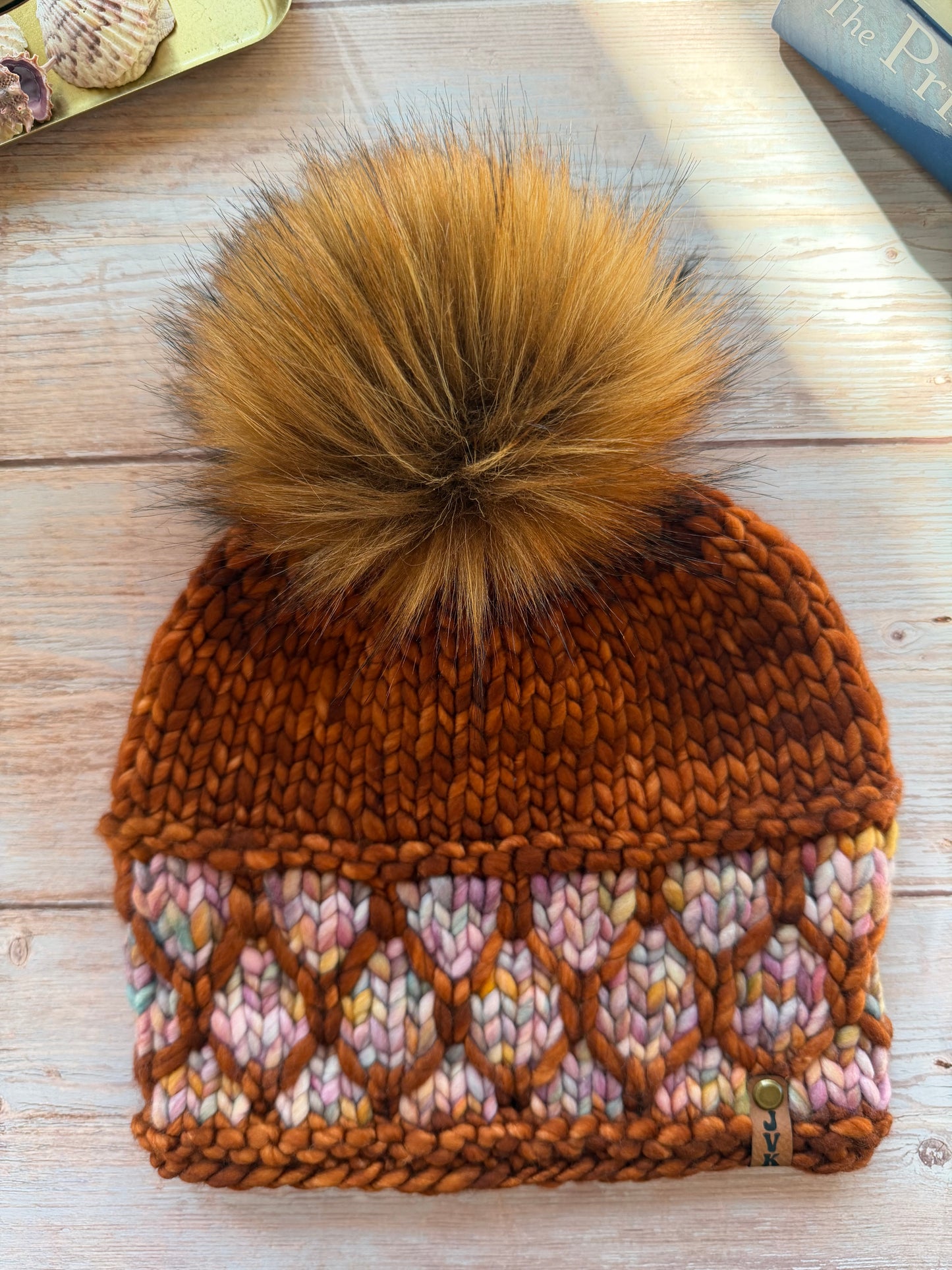 Hand Knit Merino Wool Chunky Beanie