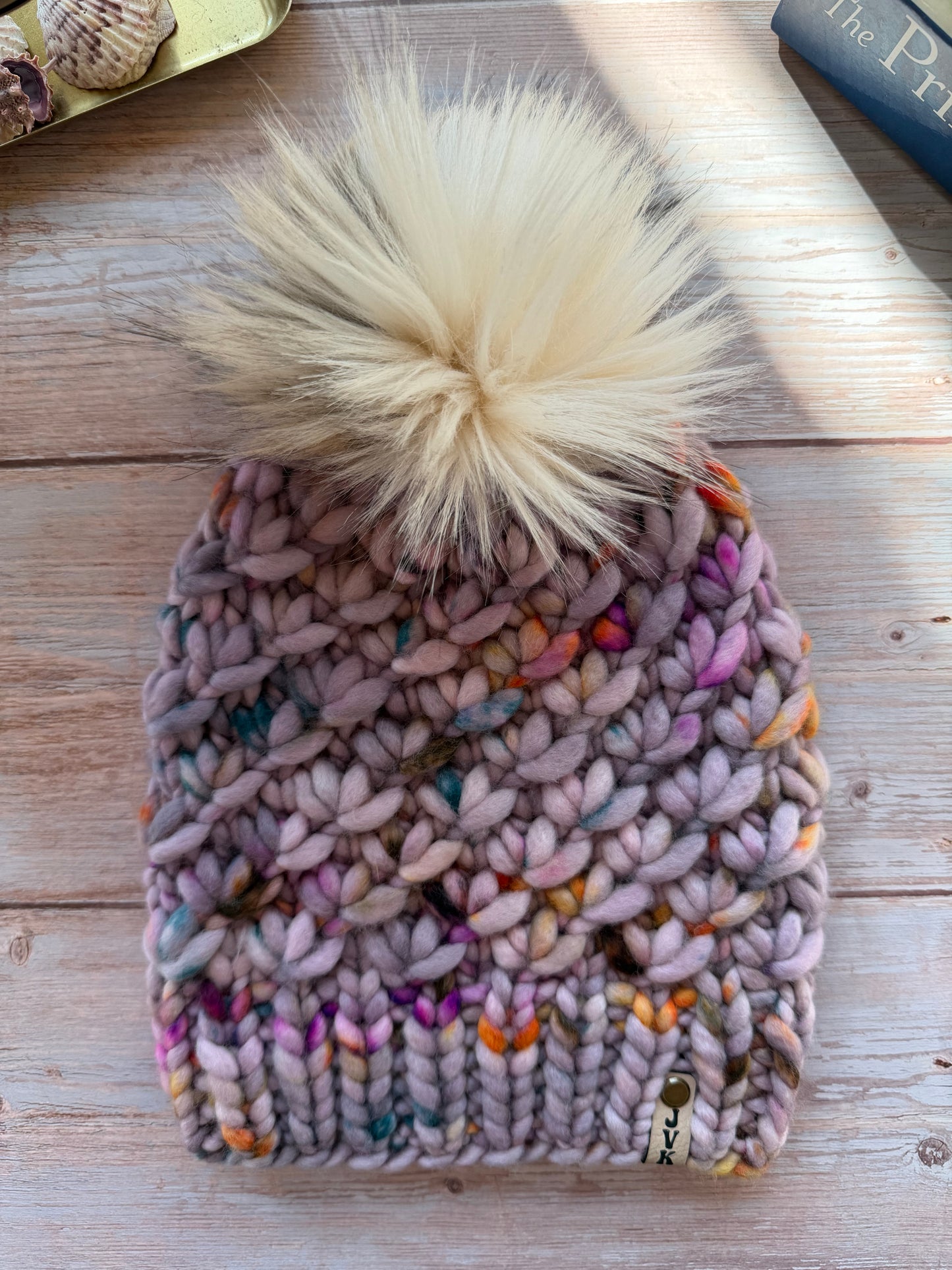 Hand Knit Merino Wool Chunky Beanie