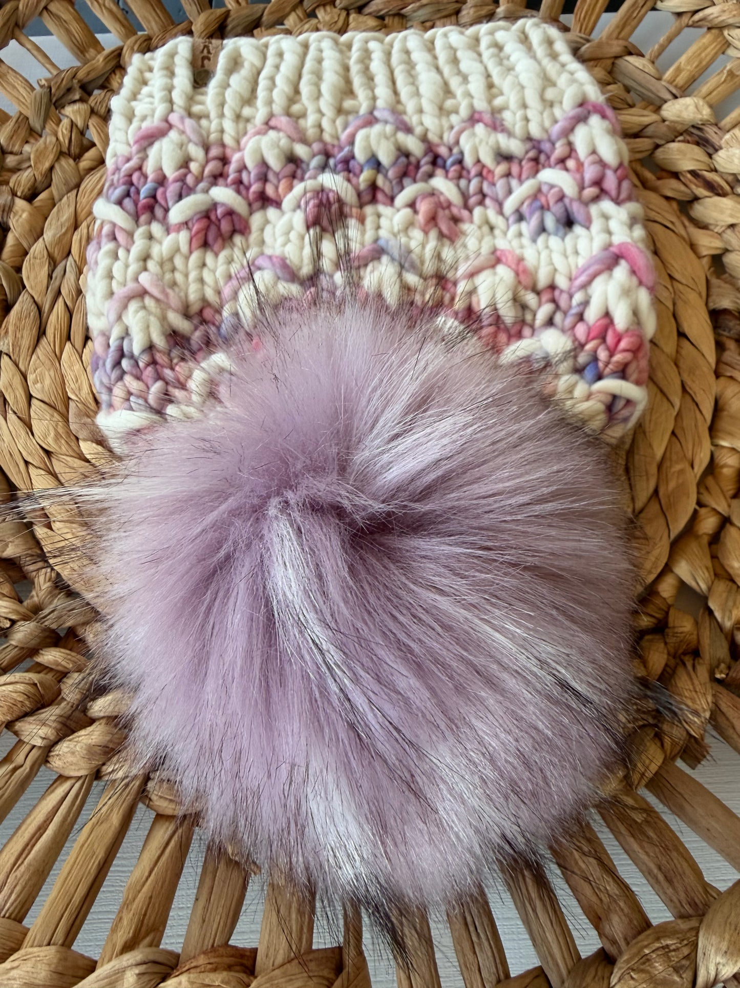 Hand Knit Merino Wool Chunky Beanie