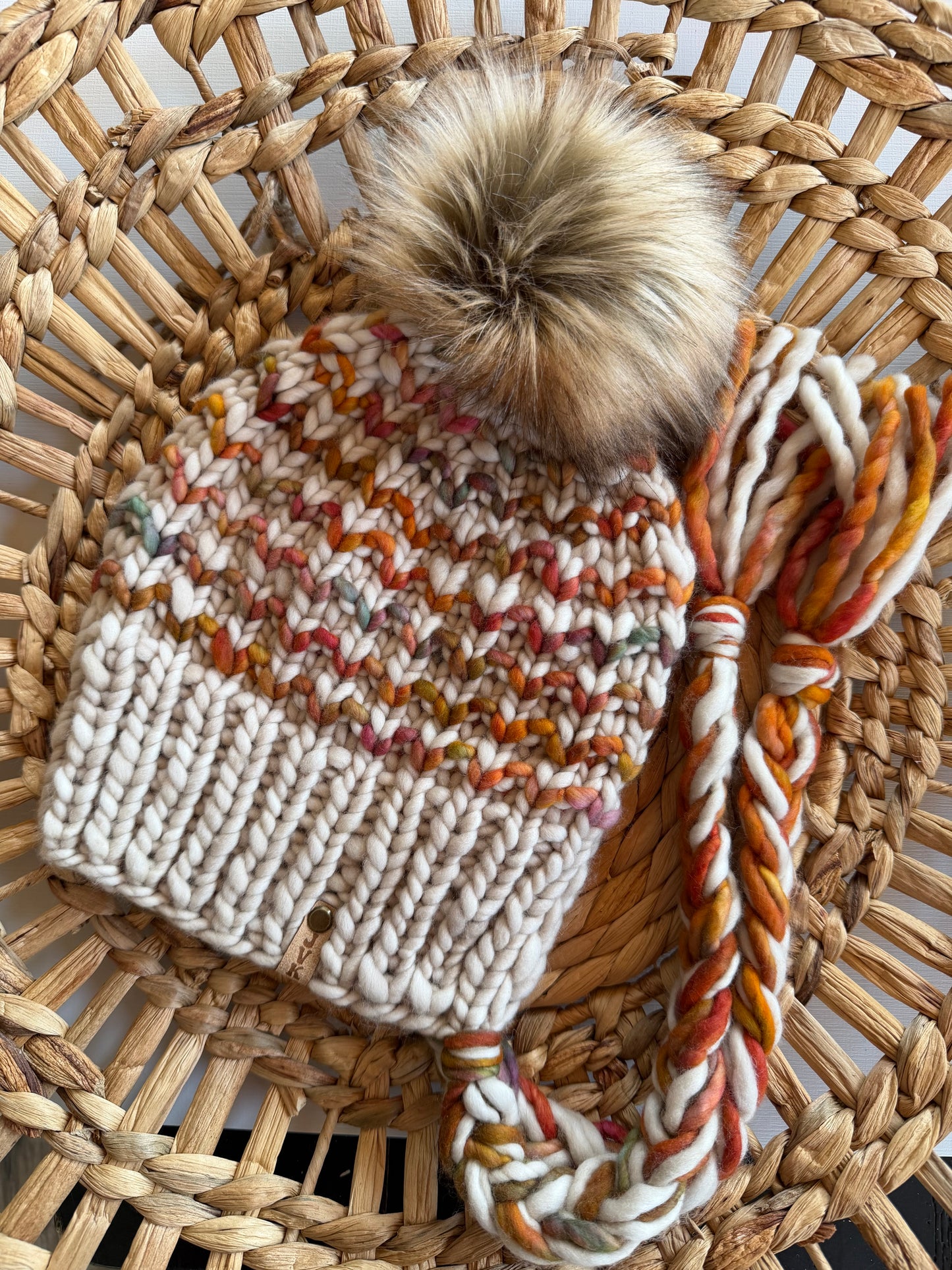 Hand Knit Luxury Beanie Split Brim Hood Style