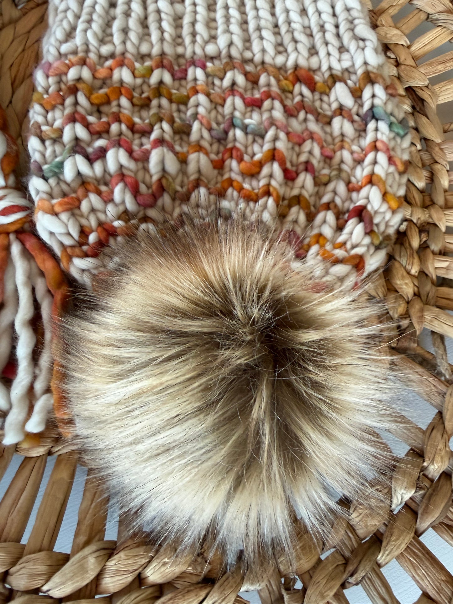 Hand Knit Luxury Beanie Split Brim Hood Style