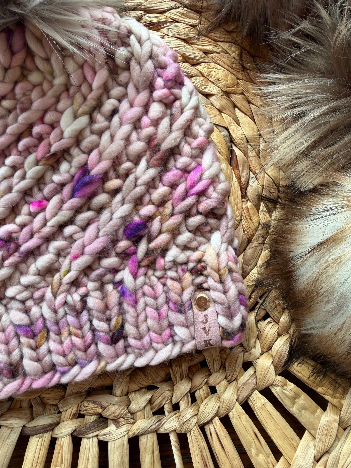 Hand Knit Merino Wool Chunky Beanie