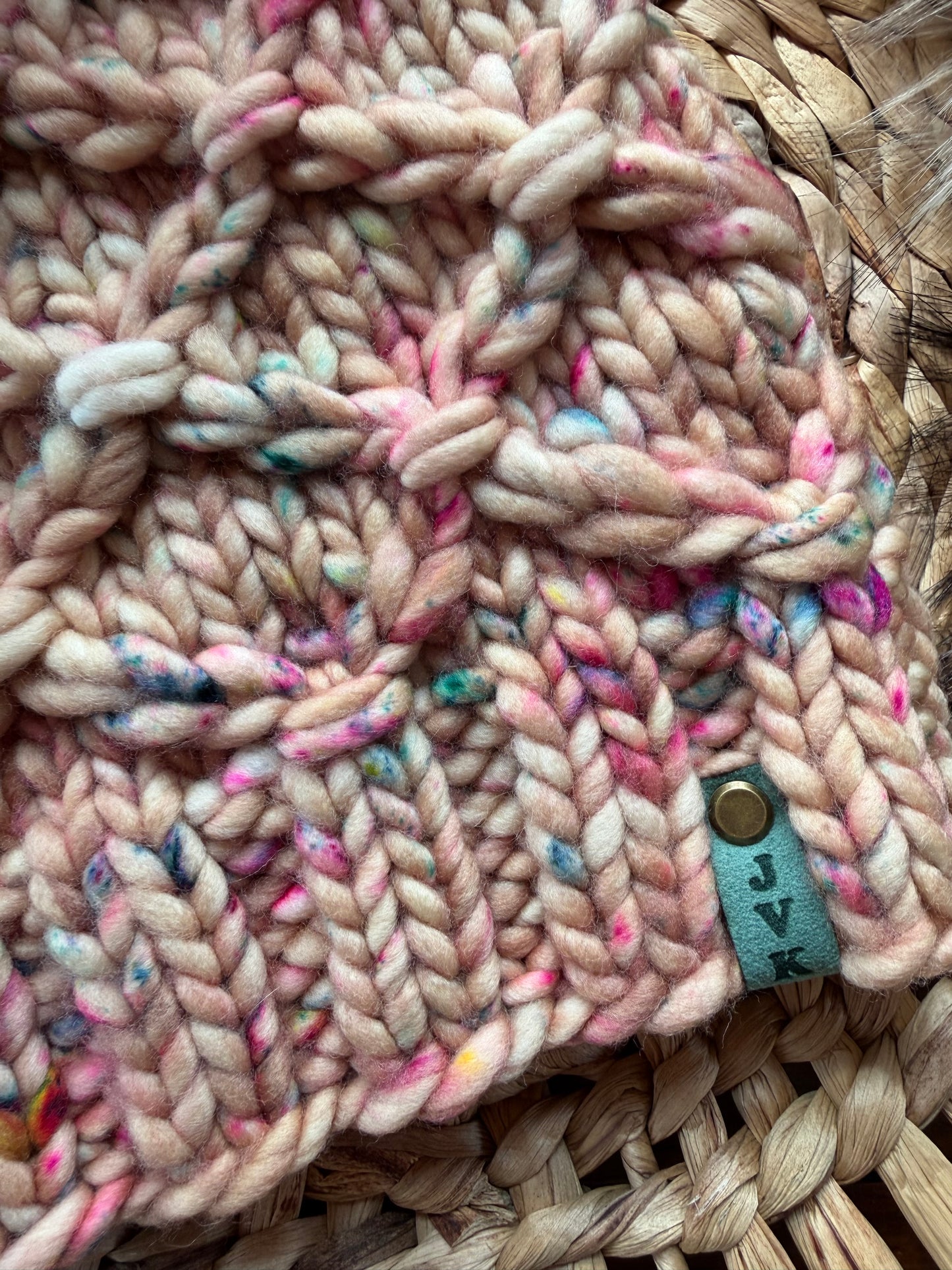 Hand Knit Merino Wool Chunky Beanie SLOUCHY