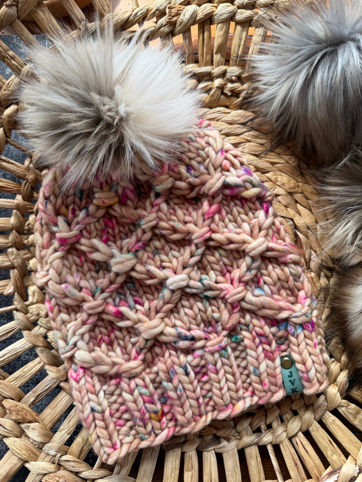 Hand Knit Merino Wool Chunky Beanie SLOUCHY