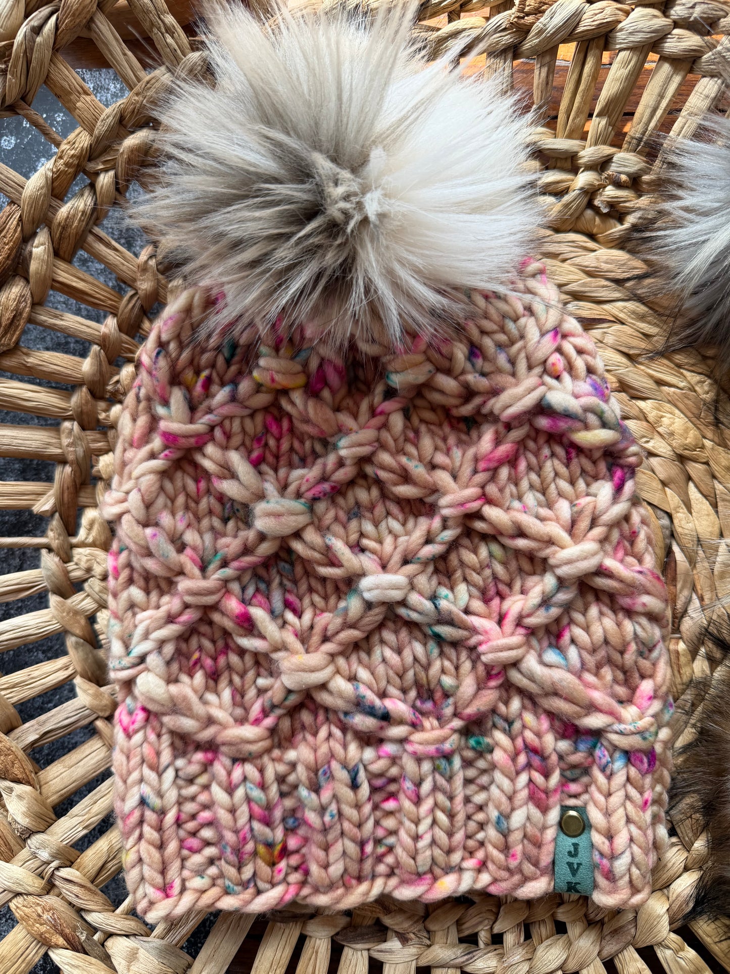 Hand Knit Merino Wool Chunky Beanie SLOUCHY