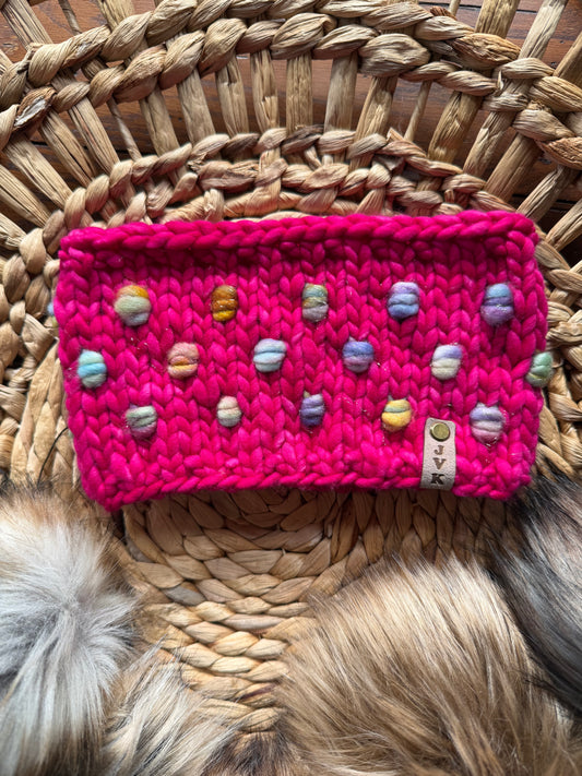 Headband/Earwarmer with Sparkle Bobbles