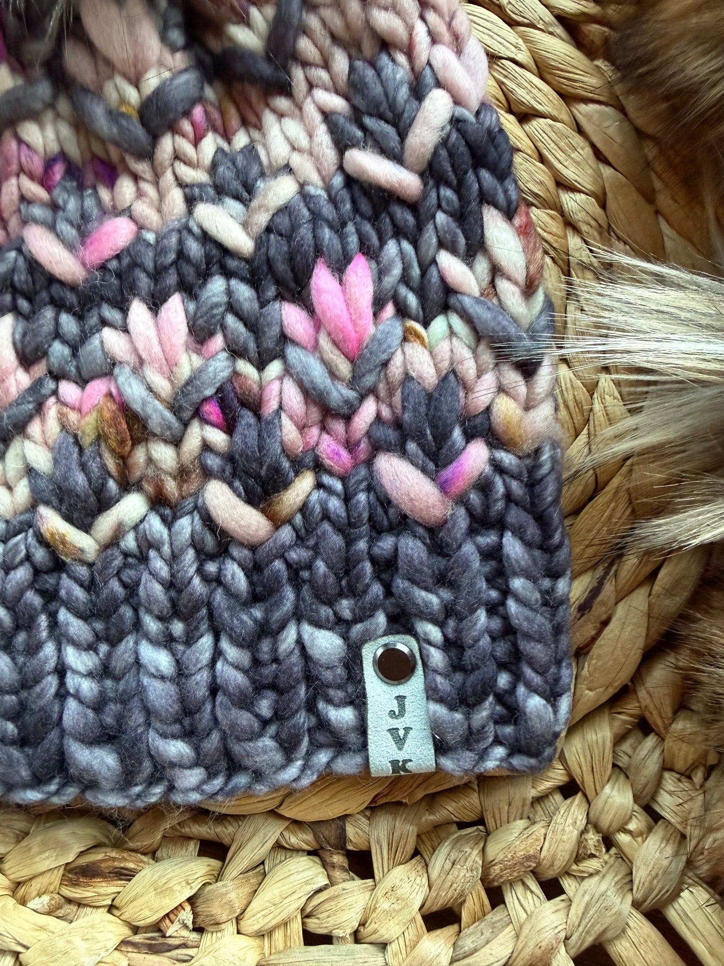 Hand Knit Merino Wool Chunky Beanie
